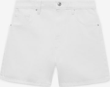 MANGO Loosefit Farkut 'ZOEY' värissä valkoinen: etupuoli
