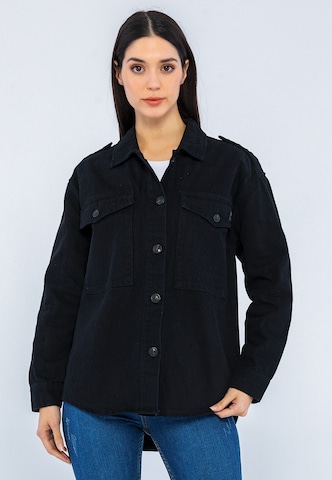 Giorgio di Mare Between-season jacket in Black: front