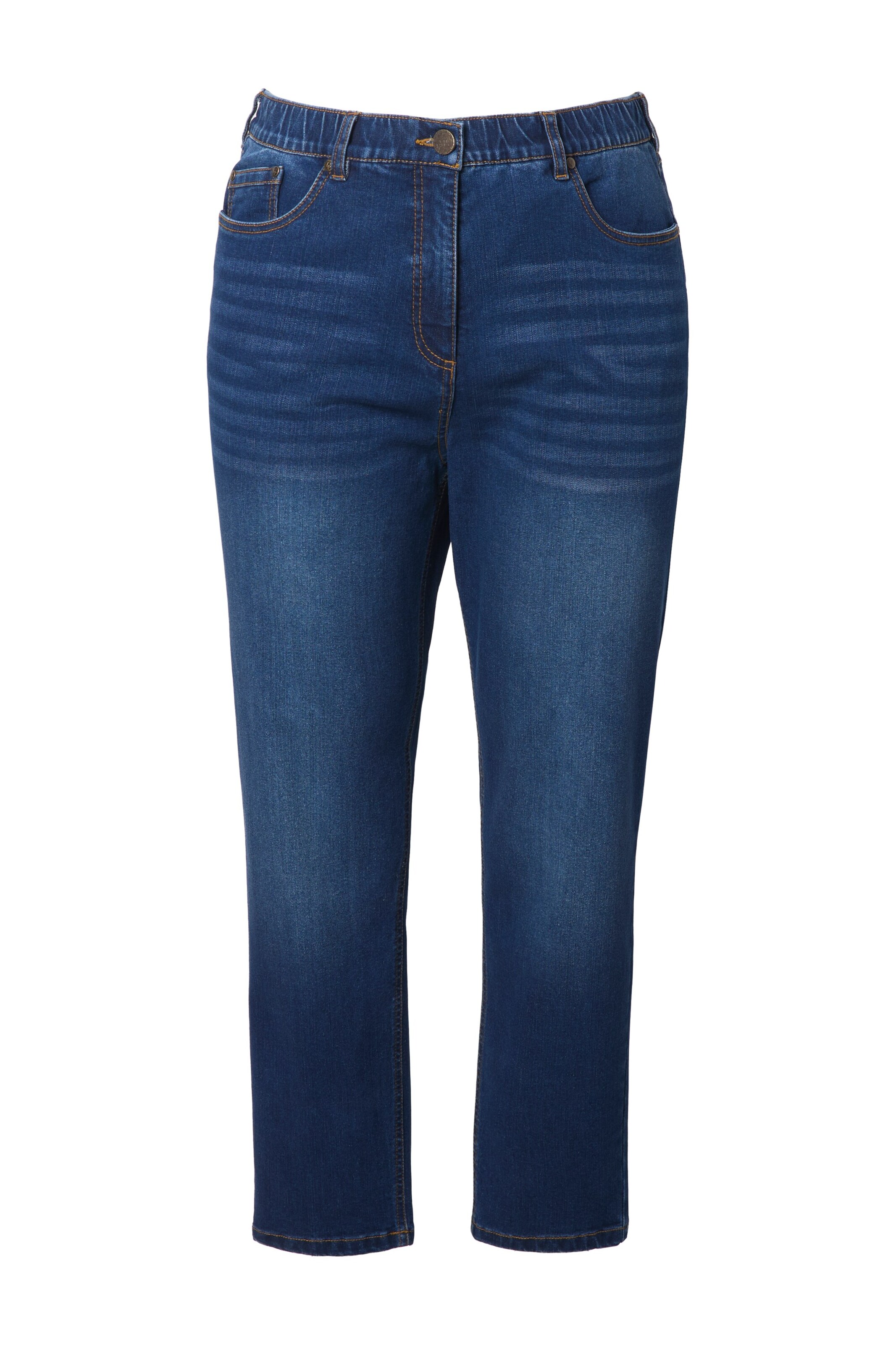 Ulla Popken Regular Jeans in Blau: Vorderseite