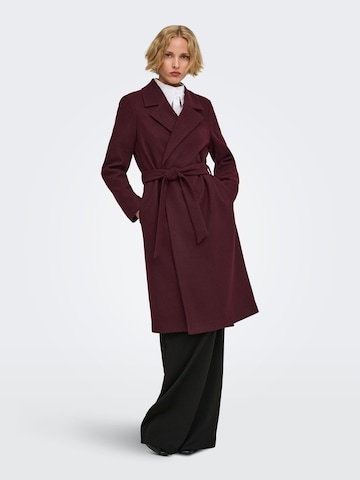 ONLY Between-seasons coat 'ALVILDA' in Red: front