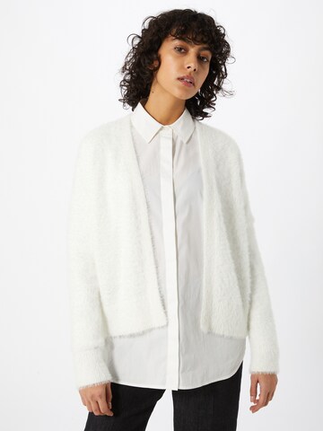 OPUS Knit cardigan 'Daffy' in White: front