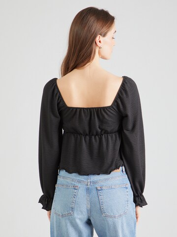 PIECES Blouse 'PCFAY' in Zwart