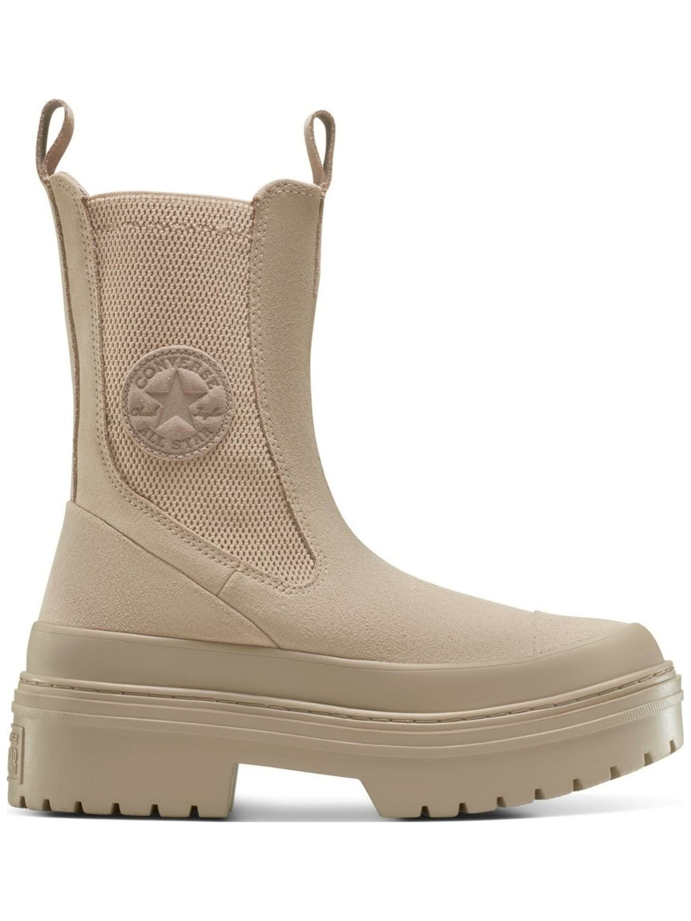 CONVERSE Boots 'Chuck Taylor As Lugged Heel Nu' in Beige: voorkant