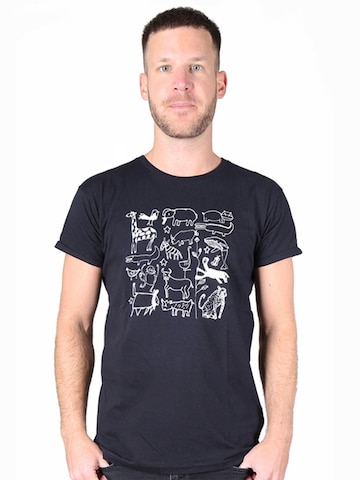 Kipepeo Clothing Shirt 'SERENGETI' in Black: front