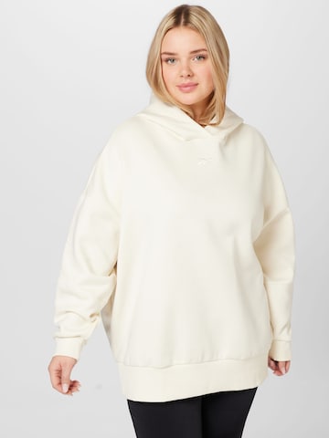 Reebok Sport sweatshirt i beige: framsida