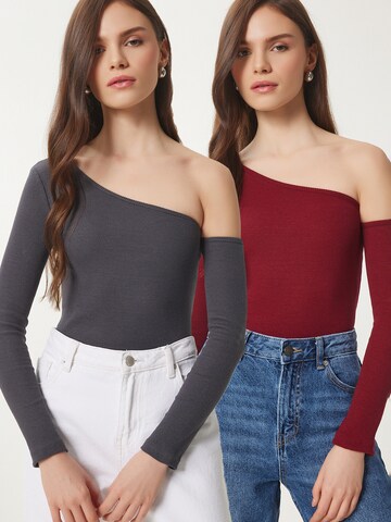 T-shirt Happiness İstanbul en gris