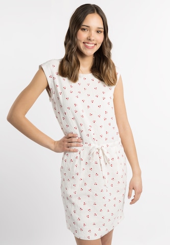MYMO Summer Dress in White: front