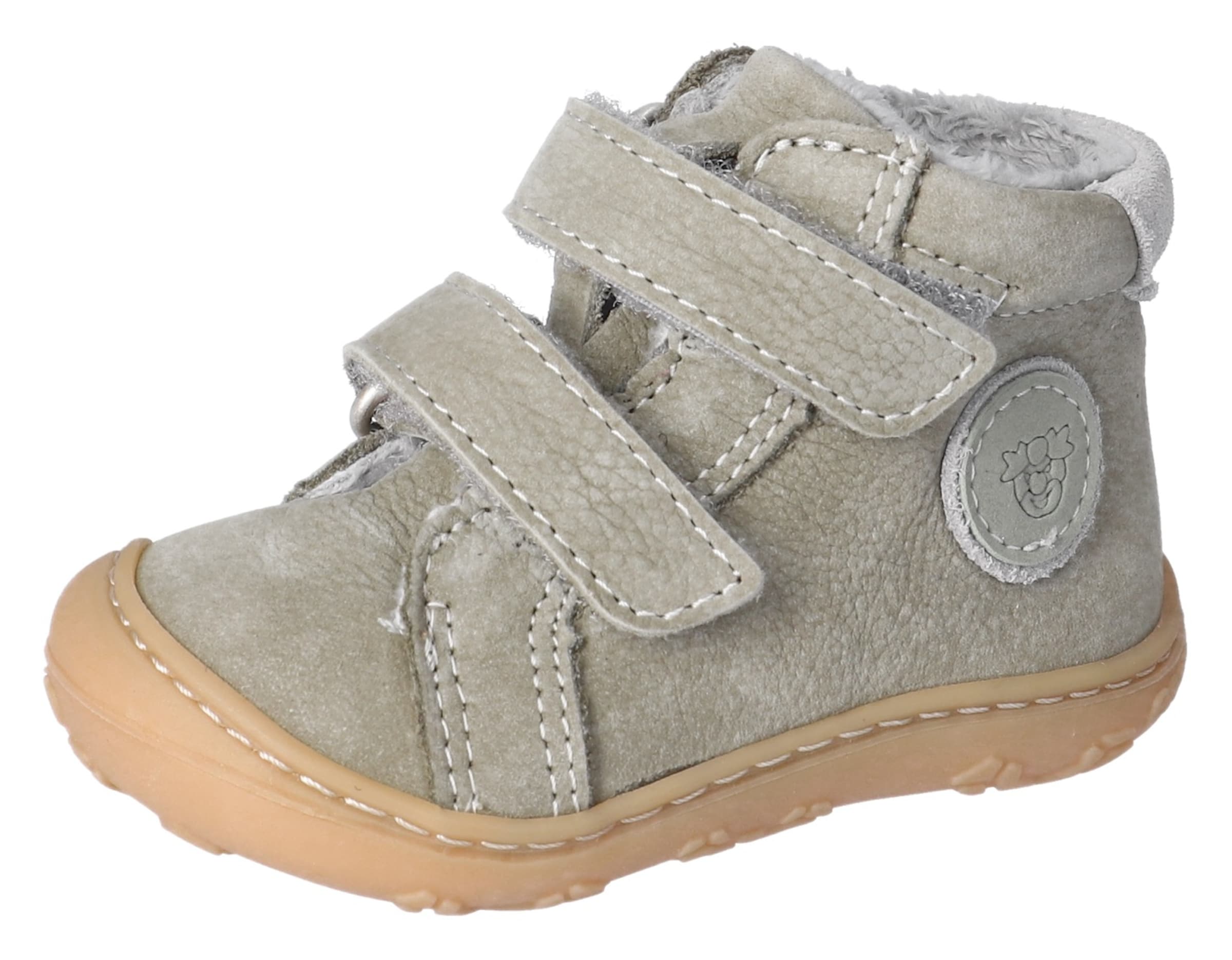 PEPINO by RICOSTA First-Step Shoes in Grey: front
