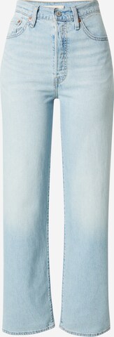 LEVI'S ® Regular Jeans 'Ribcage Straight Anklel' in Blauw: voorkant