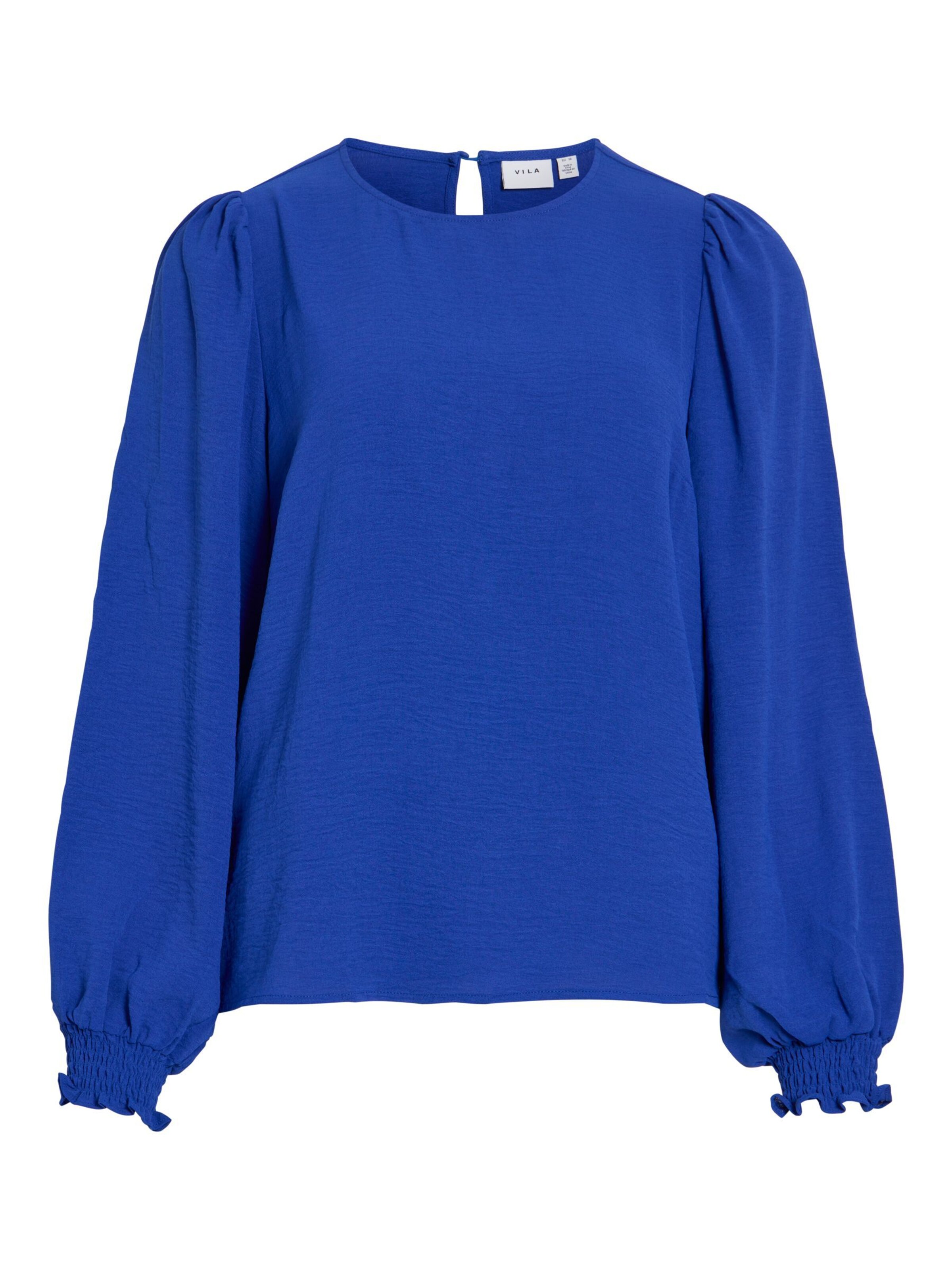 VILA Blouse 'VIMAY' in Blue: front