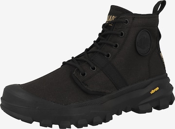 Palladium Veterboots 'Pallarider Legacy' in Zwart: voorkant