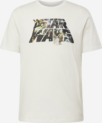 T-Shirt 'STAR WARS' GAP en blanc : devant