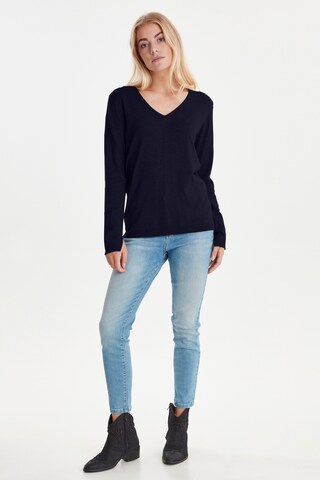 PULZ Jeans Trui 'PZSARA L/S' in Blauw