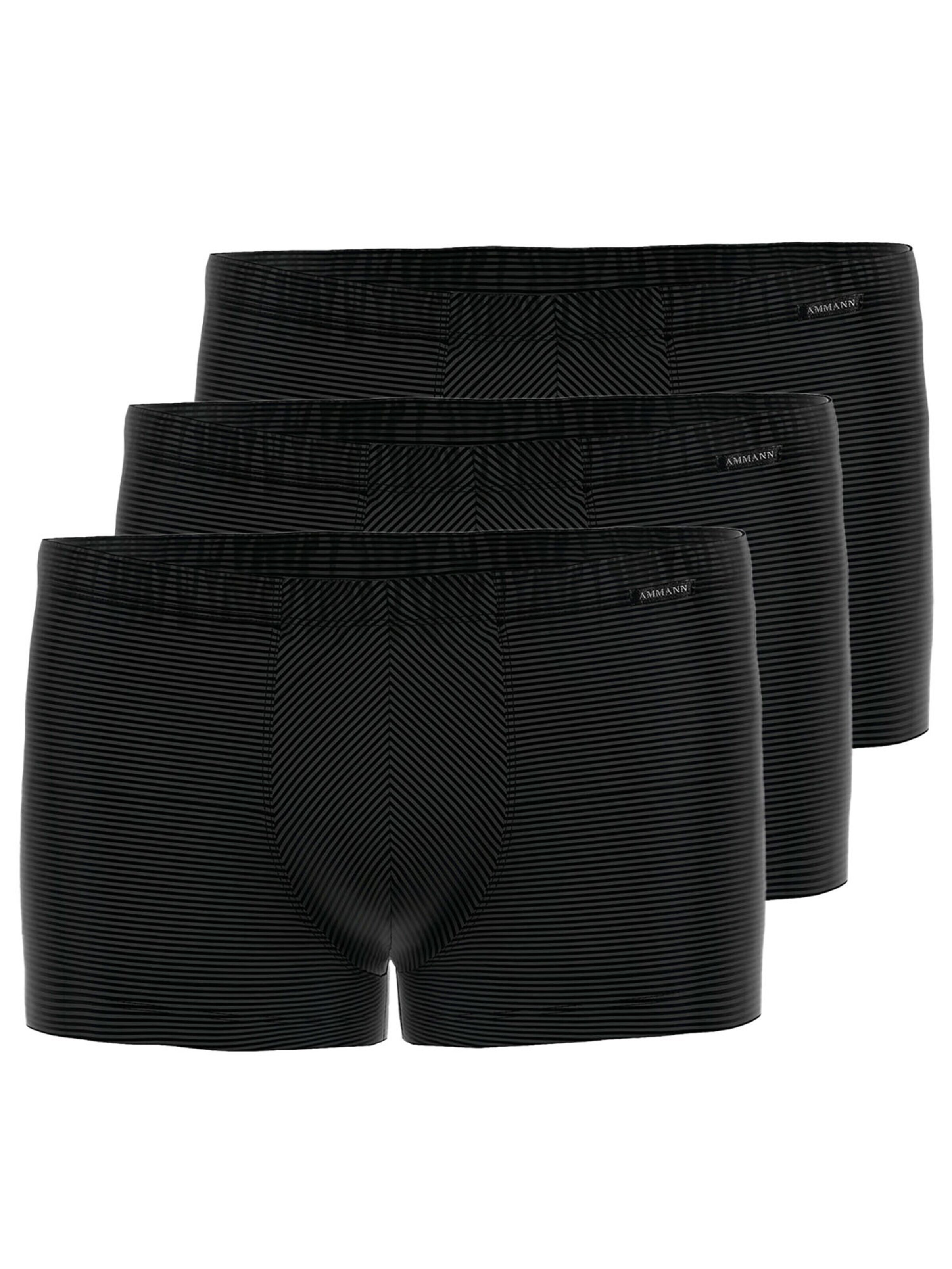 Ammann Boxershorts 'Cotton & More'‌‌‌‌‌‌‌‌‌ in Schwarz: Vorderseite