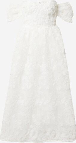 True Decadence Cocktail Dress in White: front