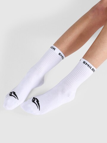 Chaussettes Smilodox en blanc