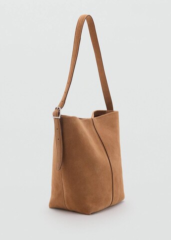 MANGO Tasche 'Hft Carnaby' in Braun
