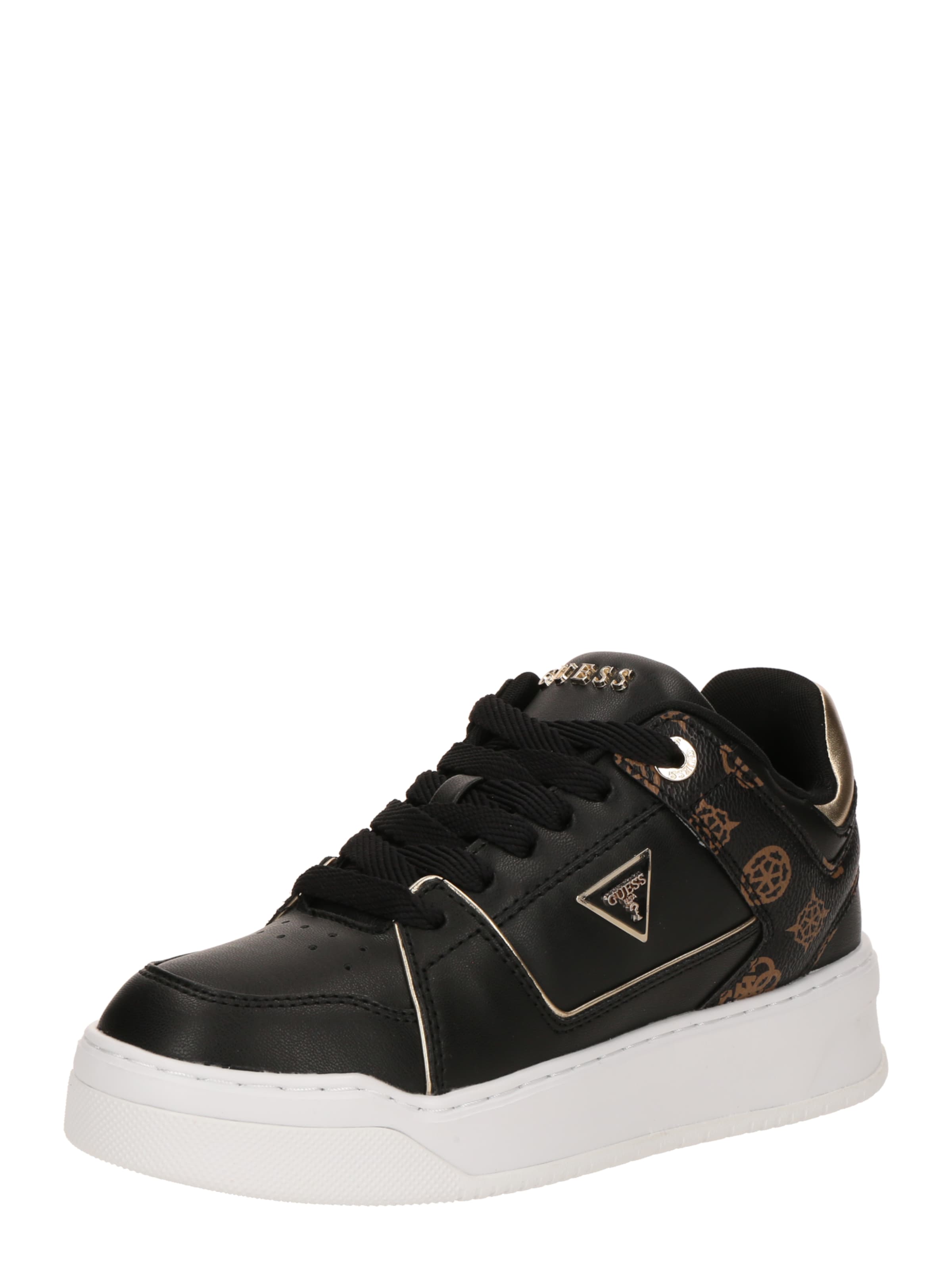 GUESS Sneakers 'Delove' in Brown / Gold / Black, Item view