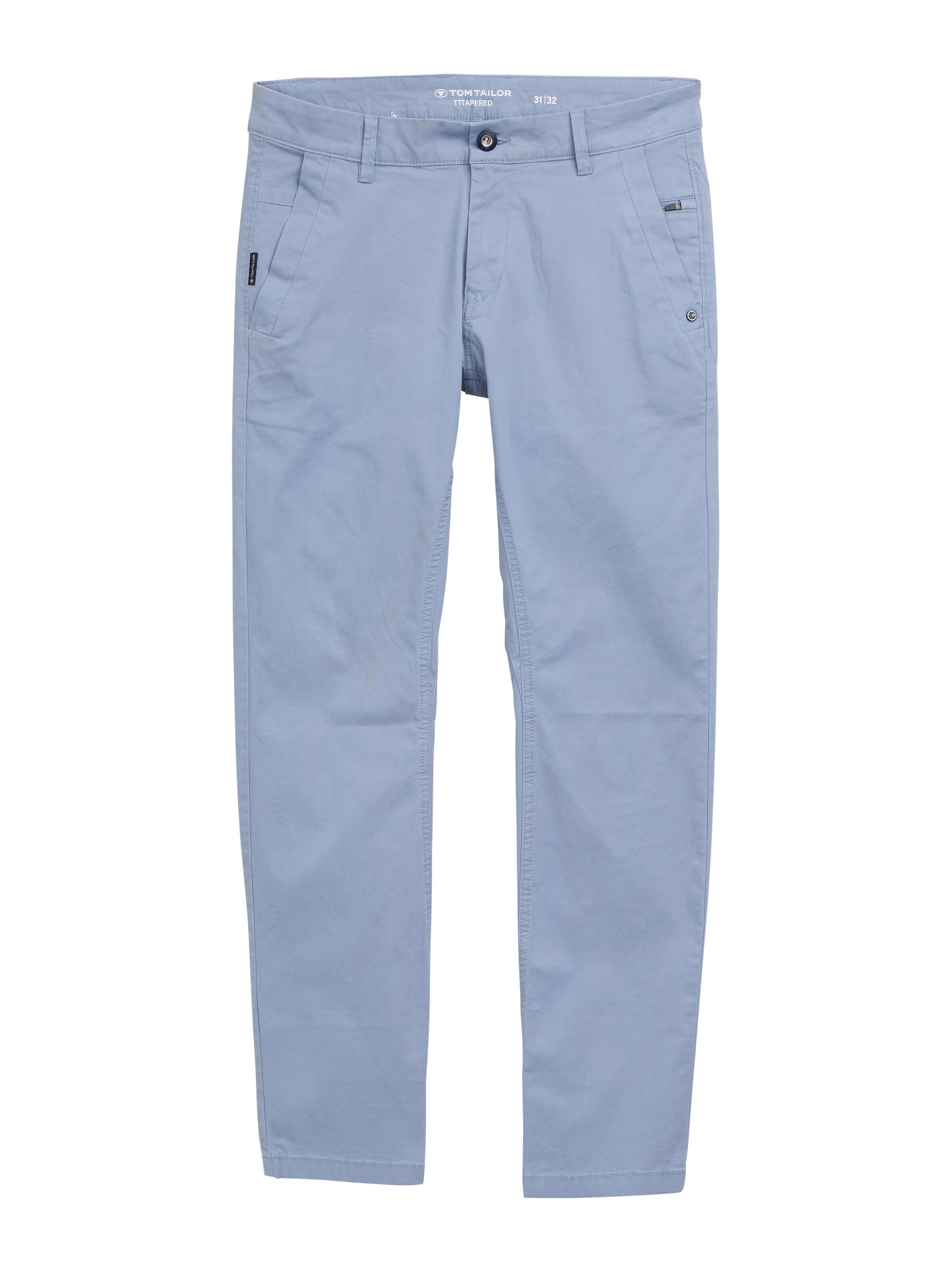 TOM TAILOR Chino kalhoty – modrá: přední strana