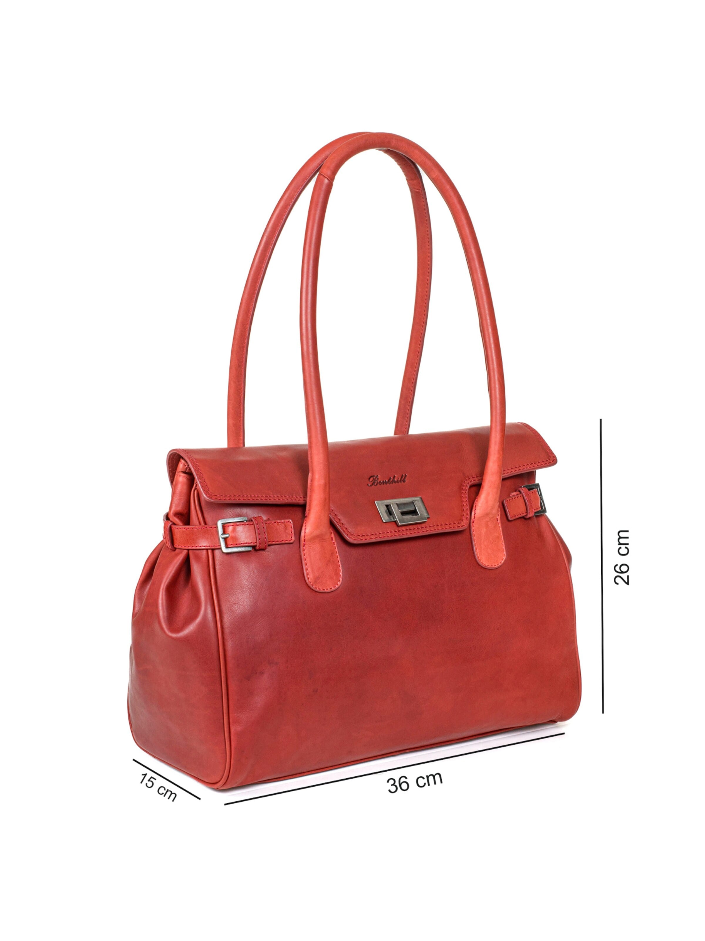 Benthill Handbag in Red