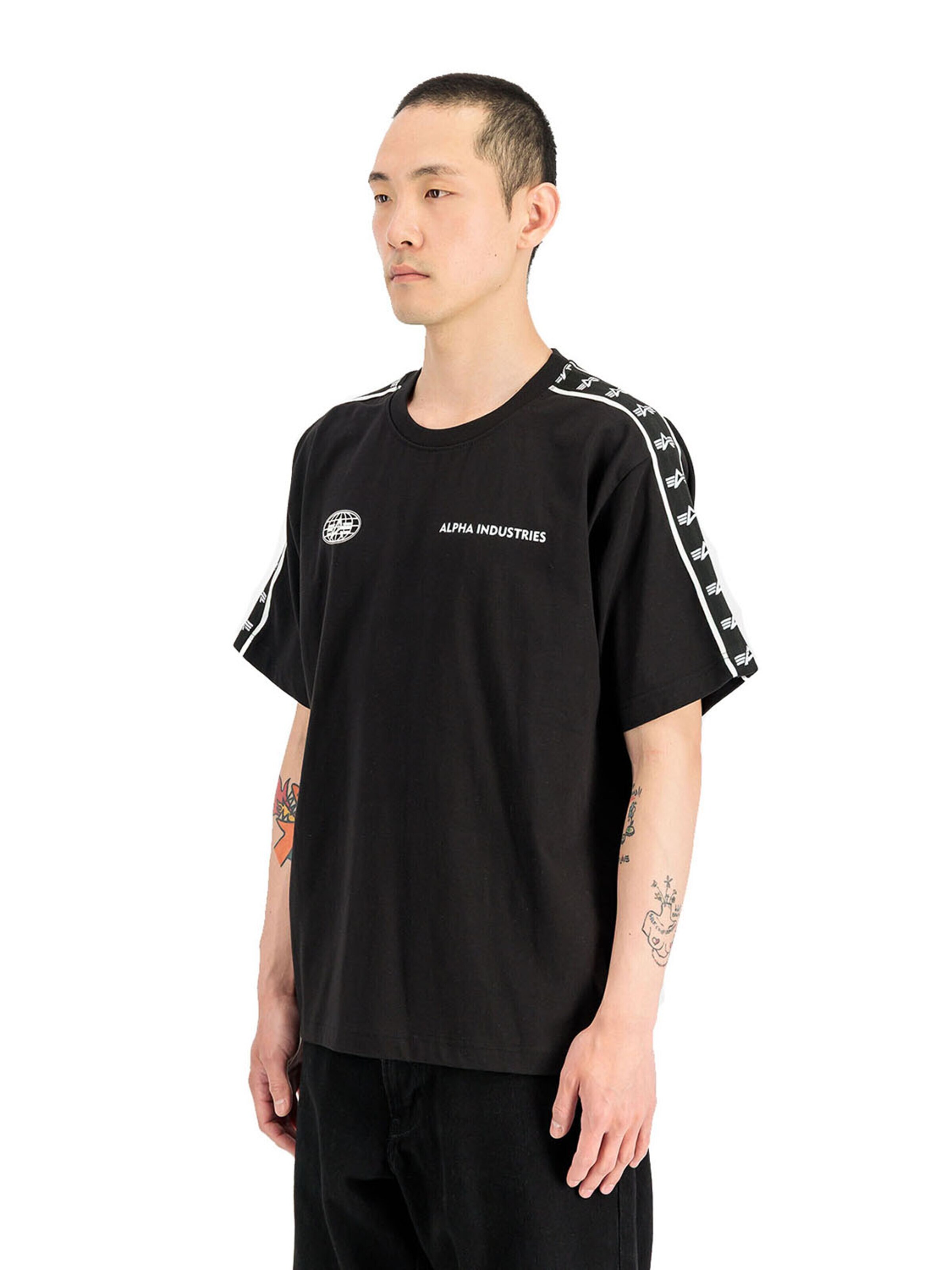 ALPHA INDUSTRIES Shirt‌‌‌‌‌ in Schwarz