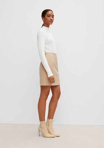 COMMA Skirt in Beige: front