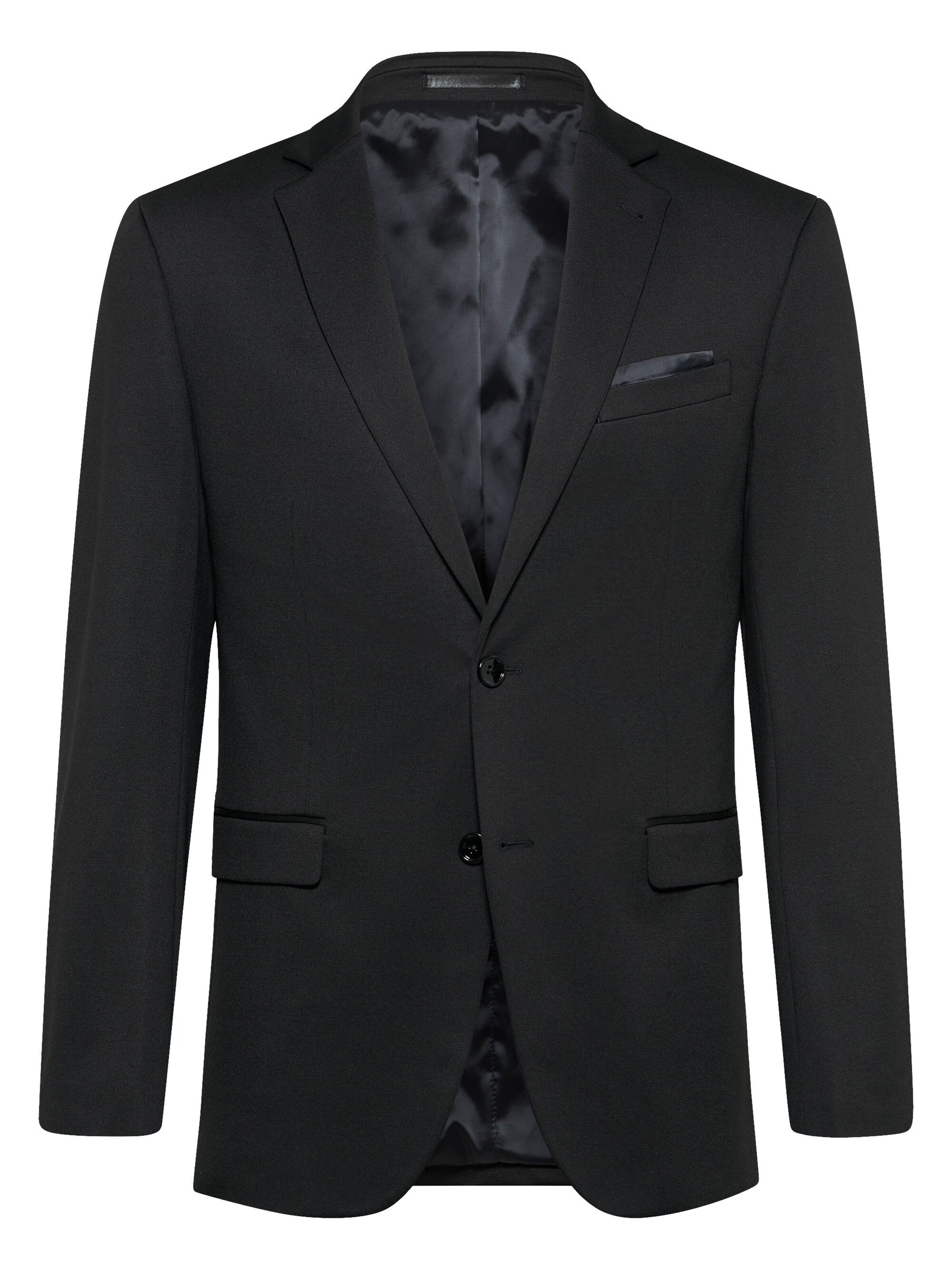 Thomas Goodwin Sakko 7852-2835 in Slim-Fit in Schwarz: Vorderseite
