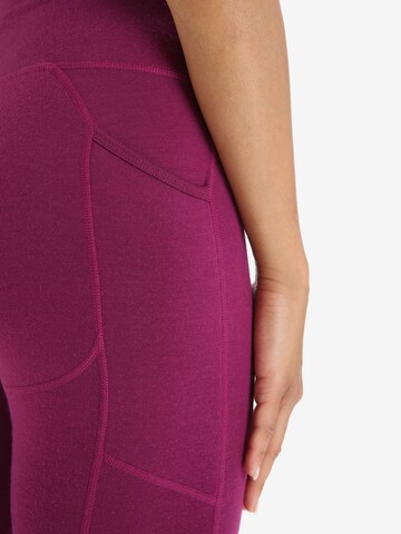 ICEBREAKER Skinny Leggings in Purple