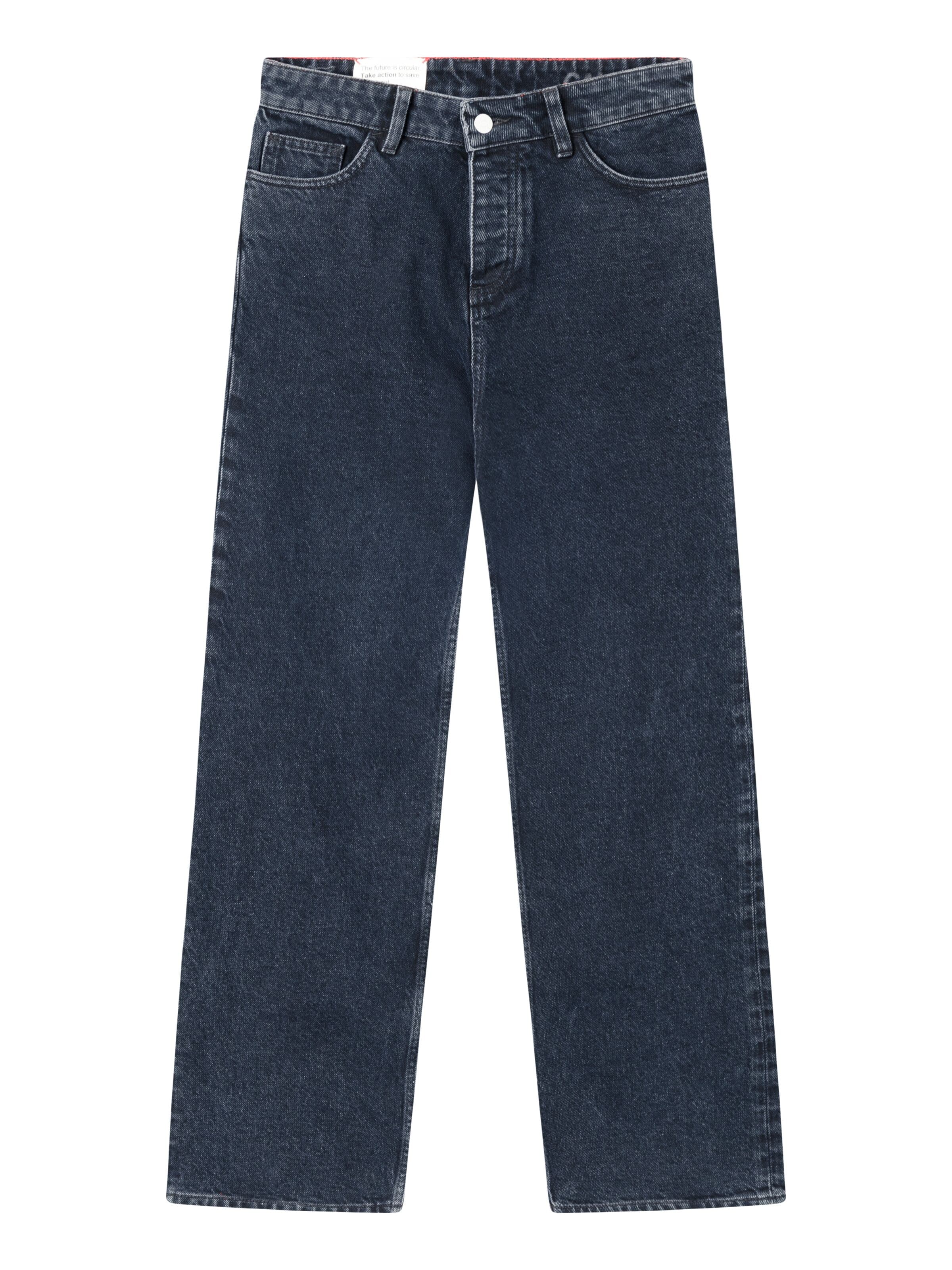 KnowledgeCotton Apparel Loose fit Jeans 'Reborn Gale' in Black: front