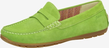 SIOUX Moccasins in Green: front