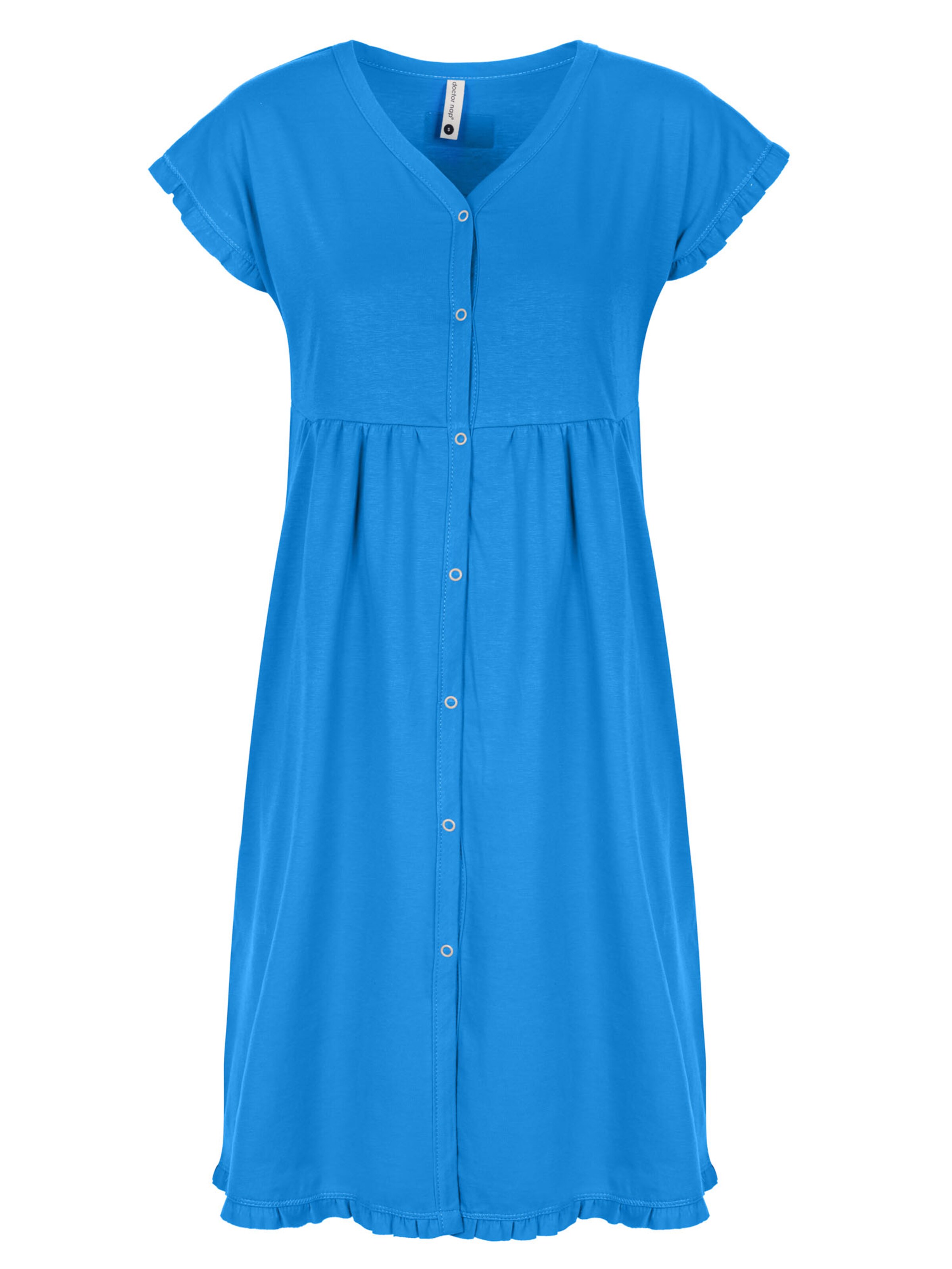 Doctor nap Nightgown 'Doctor Nap Damen Nachthemd' in Blue: front