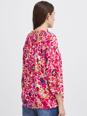 Chemisier 'Marrakech' ICHI en rose