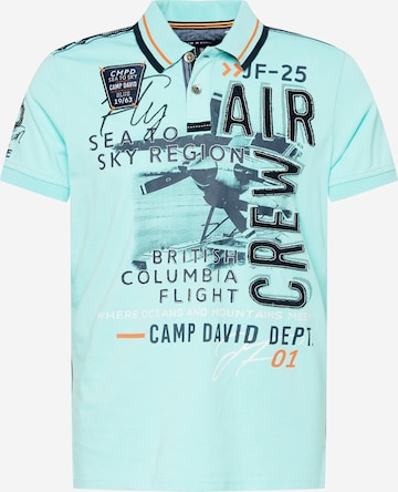 CAMP DAVID Shirt in Blau: front