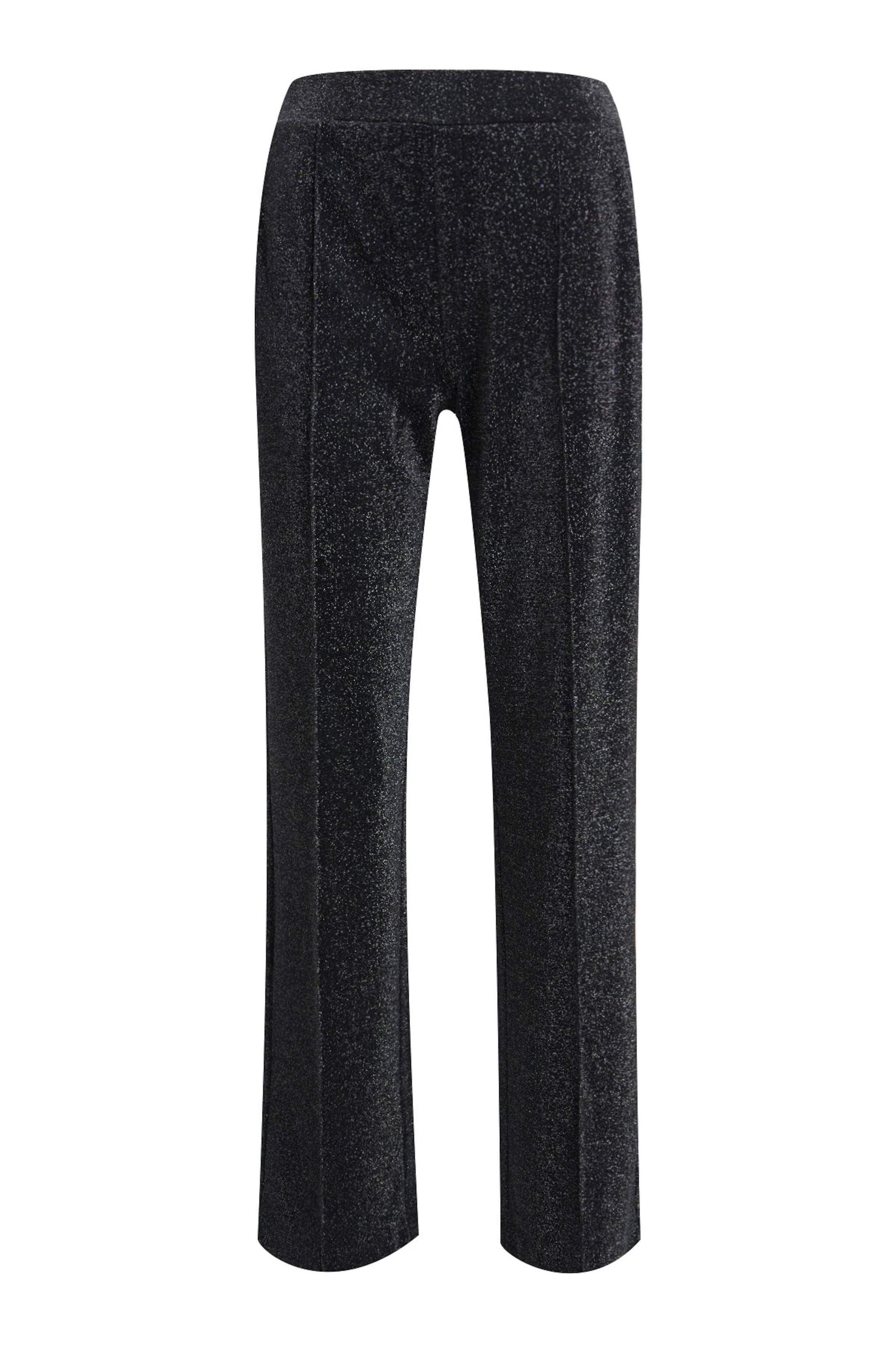Milano Italy Regular Pants in Black: front