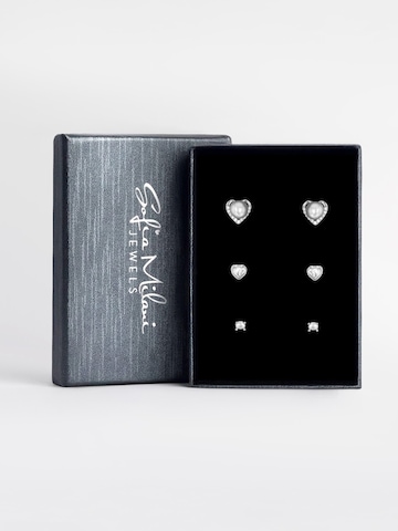 Sofia Milani Schmuckset 'Heart Zirconia'‌‌‌‌‌‌‌‌ in Silber