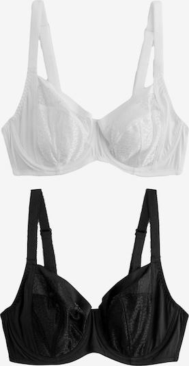 Sutien pe 80/I Next pe negru / alb, Vizualizare produs