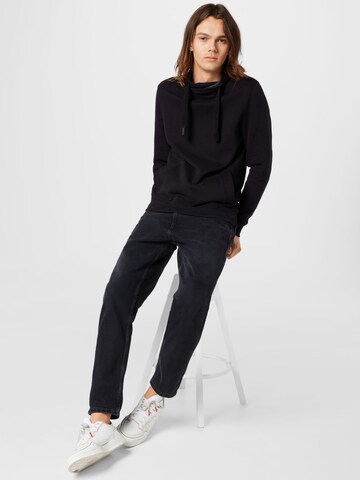 TOM TAILOR Sweatshirt in Black