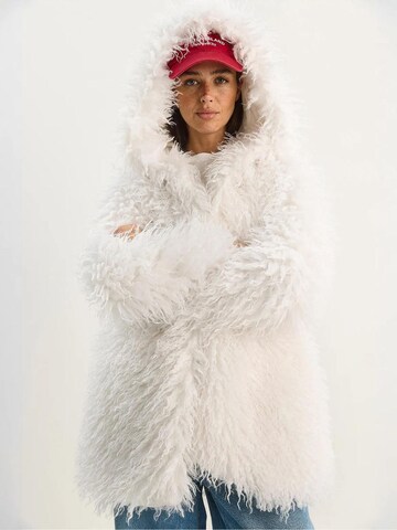 Bianco Lucci Wintermantel in Wit