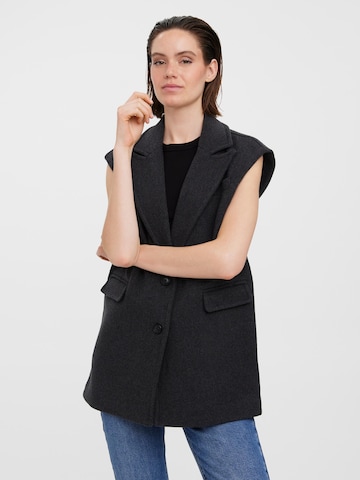 VERO MODA Vest 'EDNA' in Grey: front