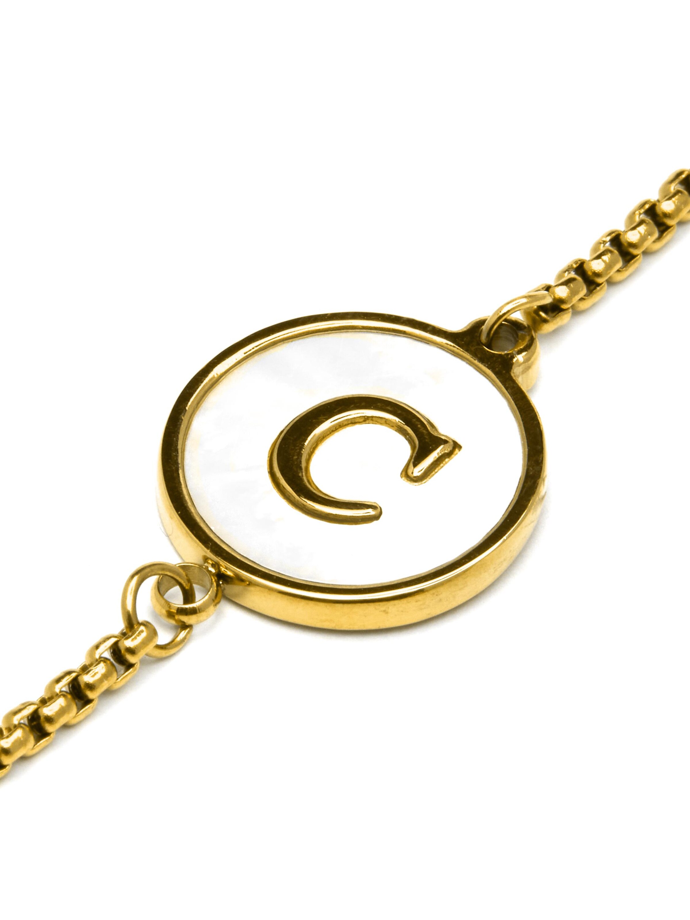 Luxenter Armbånd 'Alphabet' i guld