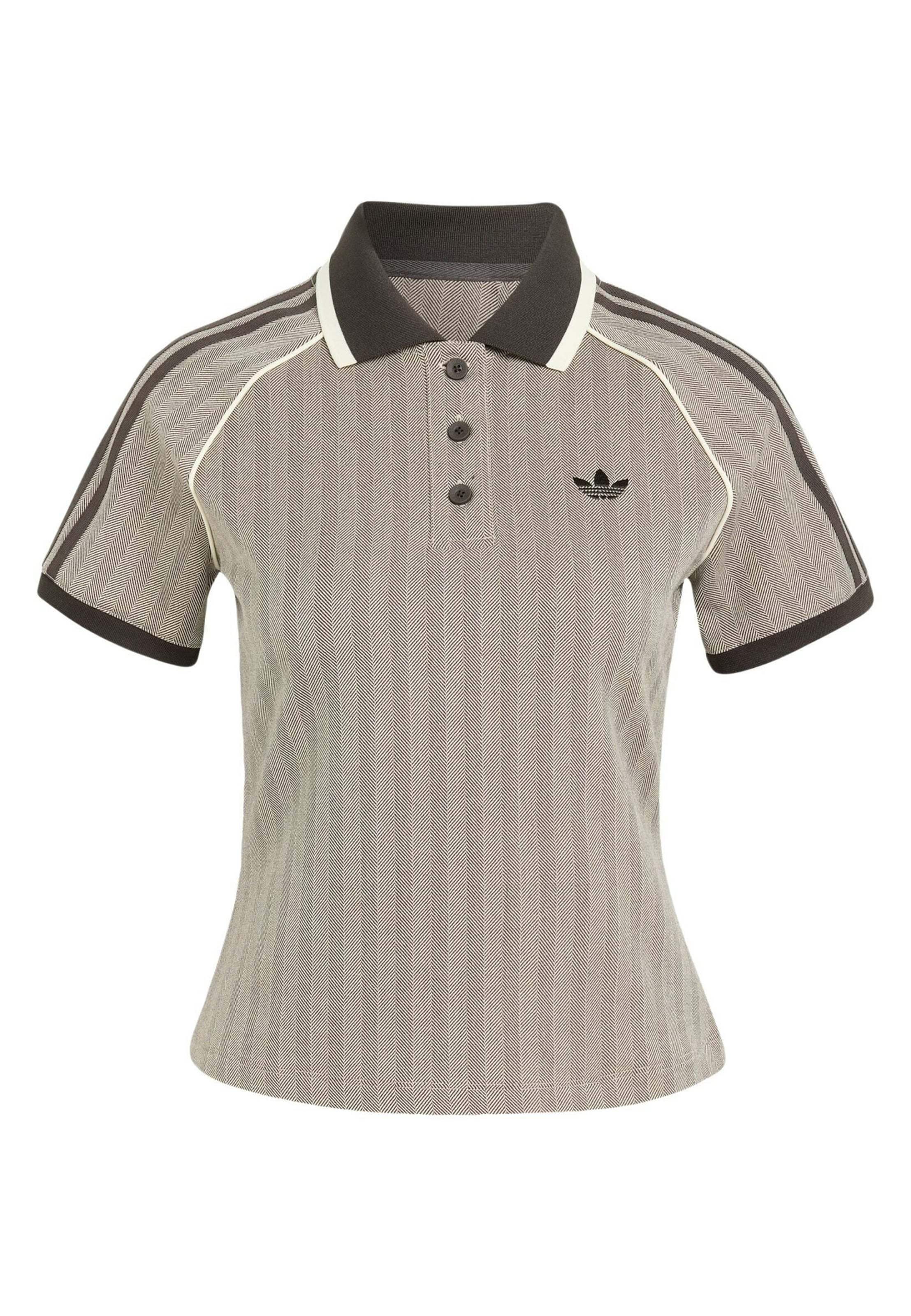 ADIDAS ORIGINALS Tričko 'TWEED POLO' - Hnedá