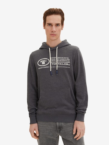 TOM TAILOR Sweatshirt in Grey: front