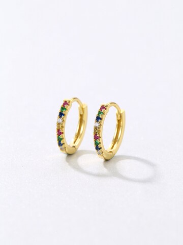 Hey Happiness - Pendientes 'Rainbow' en oro