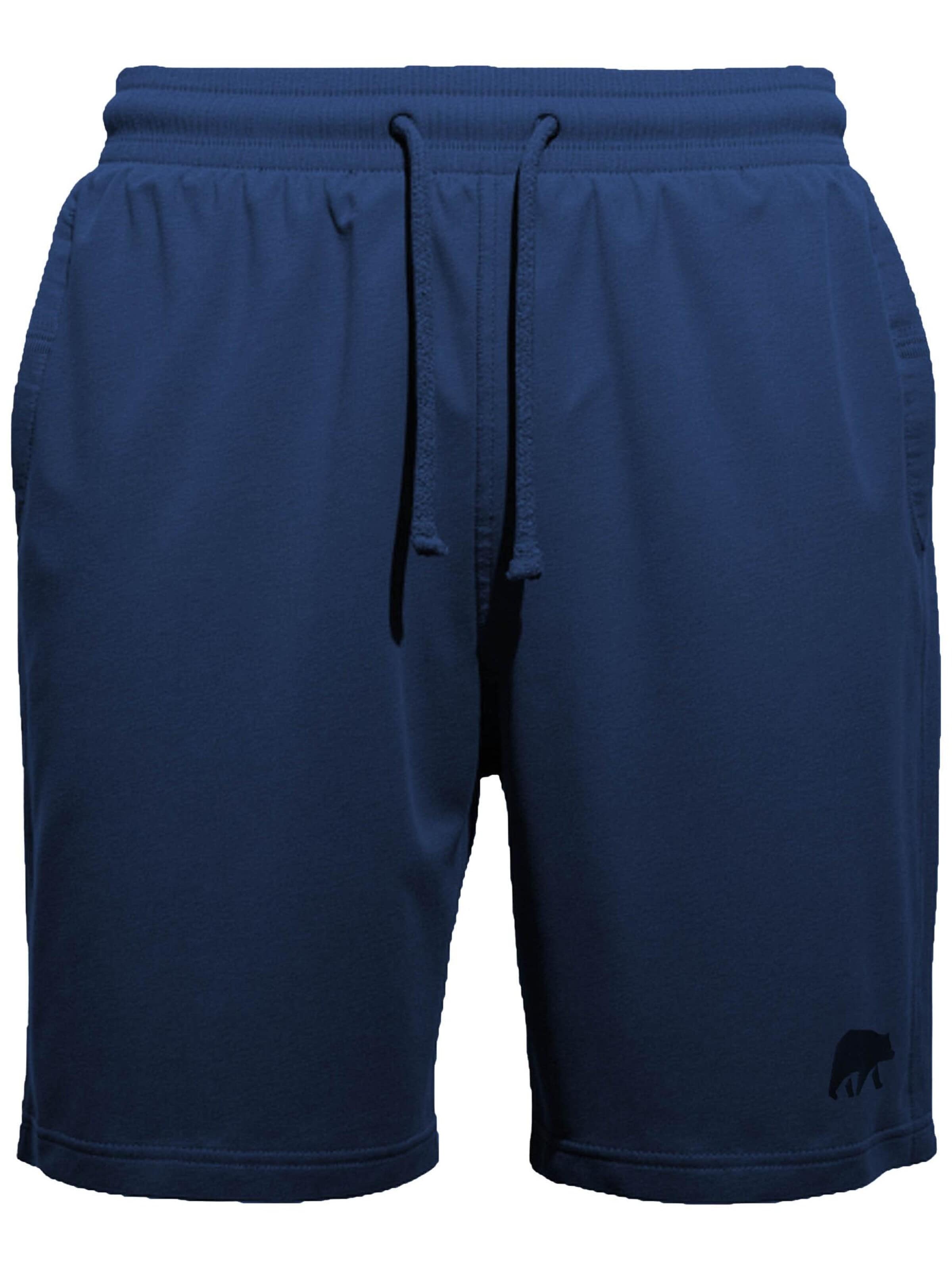 FORSBERG Regular Pants 'Jogger Shorts' in Blue: front