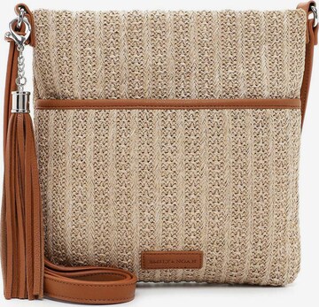 Emily & Noah Crossbody Bag 'Hetty' in Beige: front