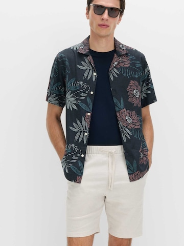 Coupe regular Chemise Marks & Spencer en bleu : devant