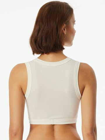 Bustier Soutien-gorge ' Feinripp - Revival Paula ' SCHIESSER en blanc
