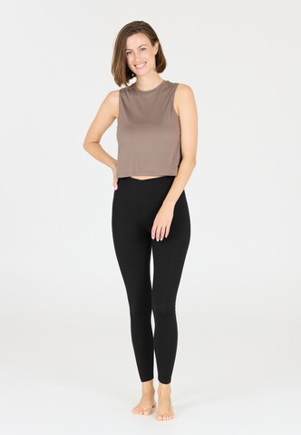 Athlecia Skinny Tights 'Snyder' in Schwarz