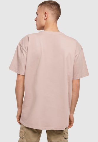 T-Shirt 'Tennis Round 1' Merchcode en rose