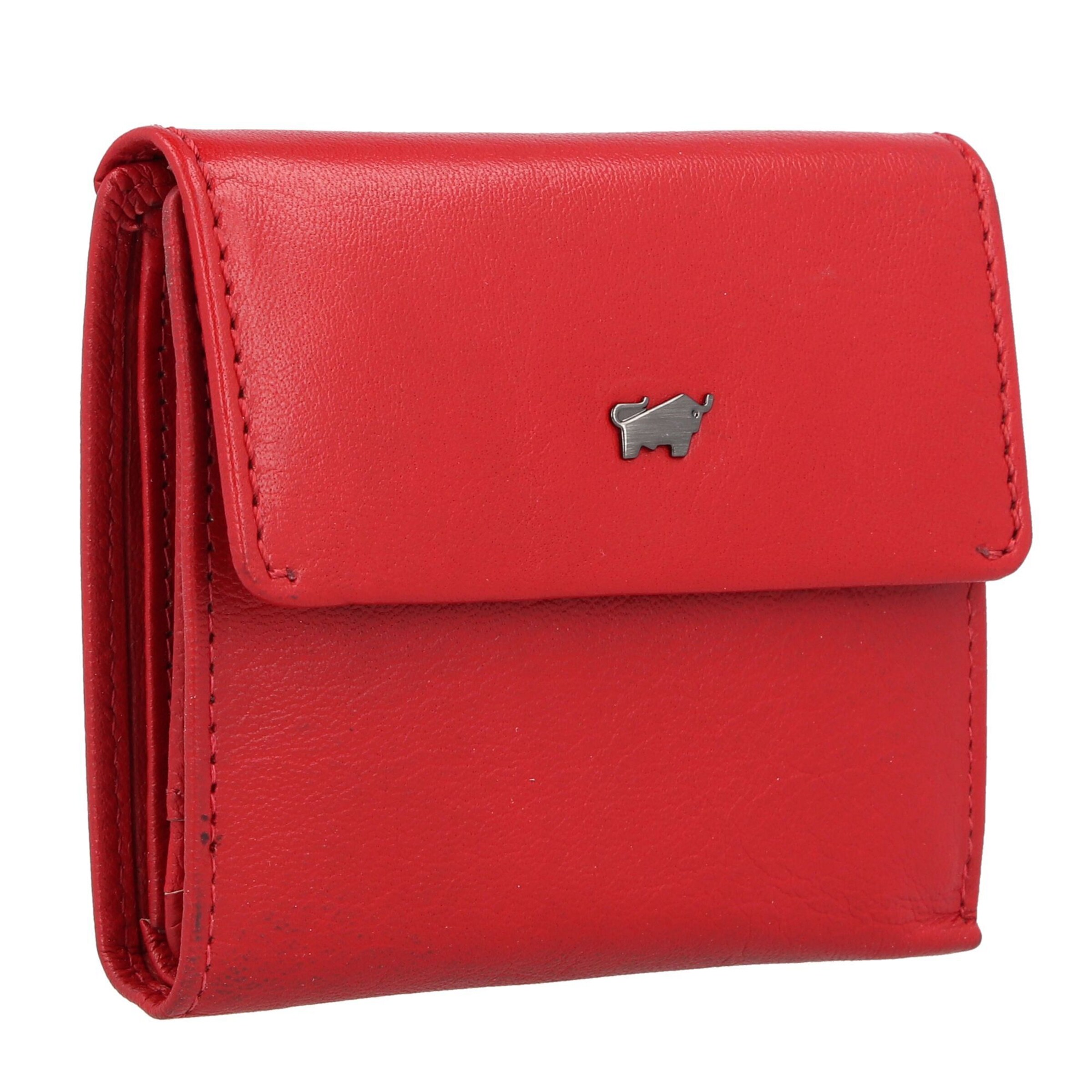 Braun Büffel Portemonnee in Rood